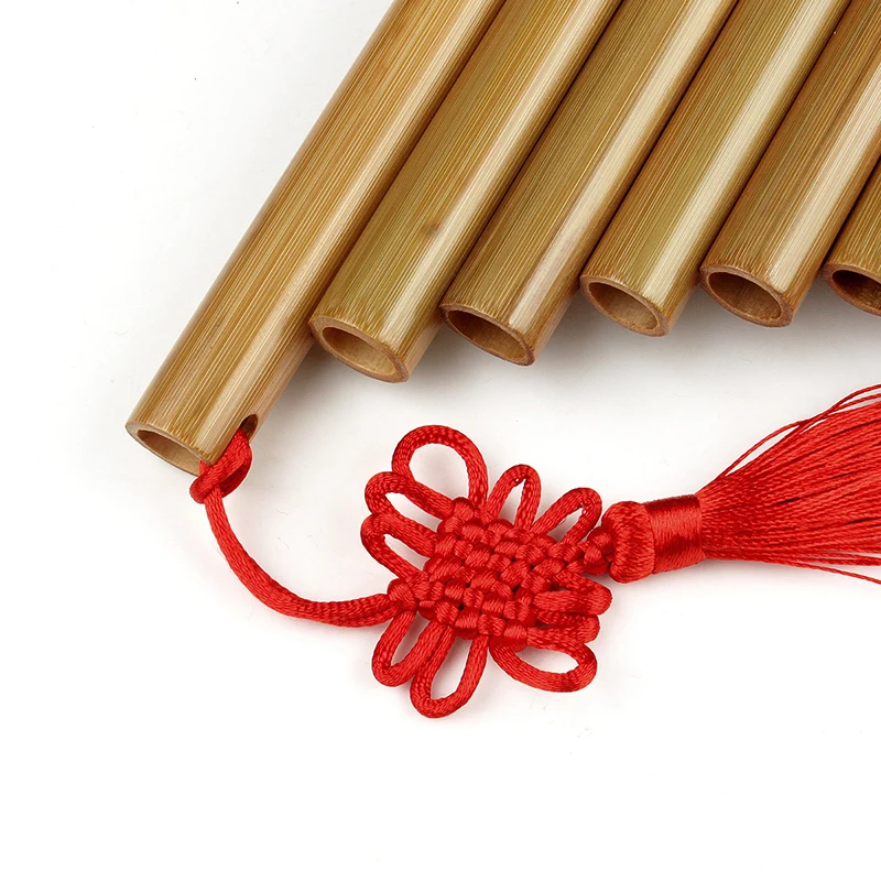 Китайский народный музыкальный инструмент Pan Flute Bamboo Panflute 10 труб духовой инструмент Panpipes Flauta ручной работы легко носить с собой