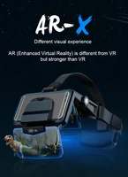 ar x 3d vr glasses helmet virtual reality vr glasses headset touch for smartphone cardboard casque smart phone android 3 d lense