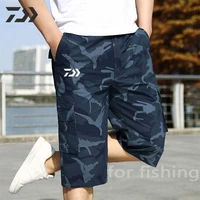 new camouflage daiwa fishing pants casual fishing shorts summer cotton daiwa fishing clothes summer thin sports mens clothing