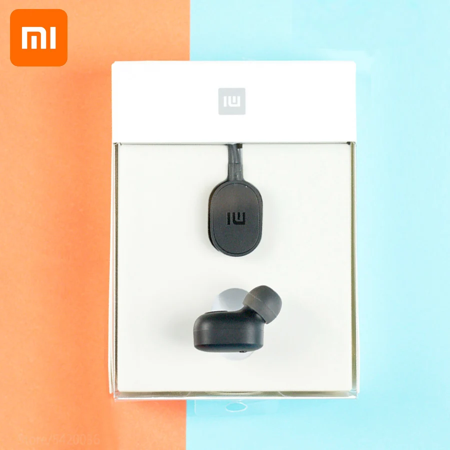 Оригинальные беспроводные мини-наушники-вкладыши Xiaomi, bluetooth наушники IPX4, водонепроницаемые наушники с микрофоном, bluetooth-гарнитура, смарт-наушники с одной кнопкой
