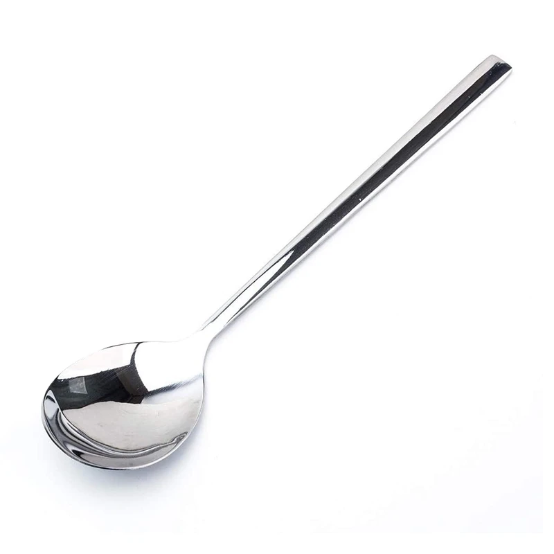 3 Pairs Stainless Steel Chopsticks and Spoon Set Reusable Metal Square Handle Spoons | Дом и сад