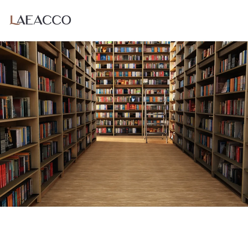 Laeacco внутренние фоны для фотосъемки с изображением библиотеки книжной полки КНИГ