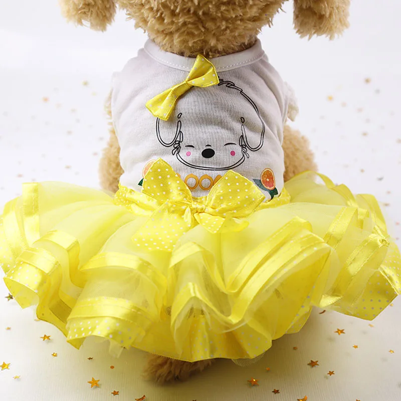 Милые платья для выпускного вечера Тюлевая юбка-пачка с принтом собаки