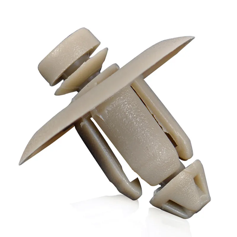 100 шт. бежевый зажимы отделки дверной панели пуш-ап Тип фиксатор застежка