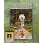 Высококачественный милый Ностальгический комплект для вышивки крестиком Летние мечты девочка и утка