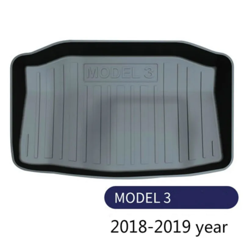 Водонепроницаемый резиновый коврик для багажника Tesla модель 3 2018 2019 года| |