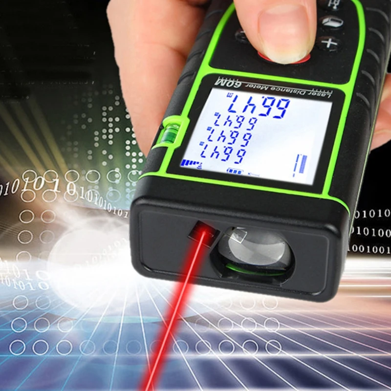 

Handheld Infrared Distance Measurement Meter Tape Range Finder Extreme Accuracy 3mm Accuracy Meter Measure Test Tool Drop ship