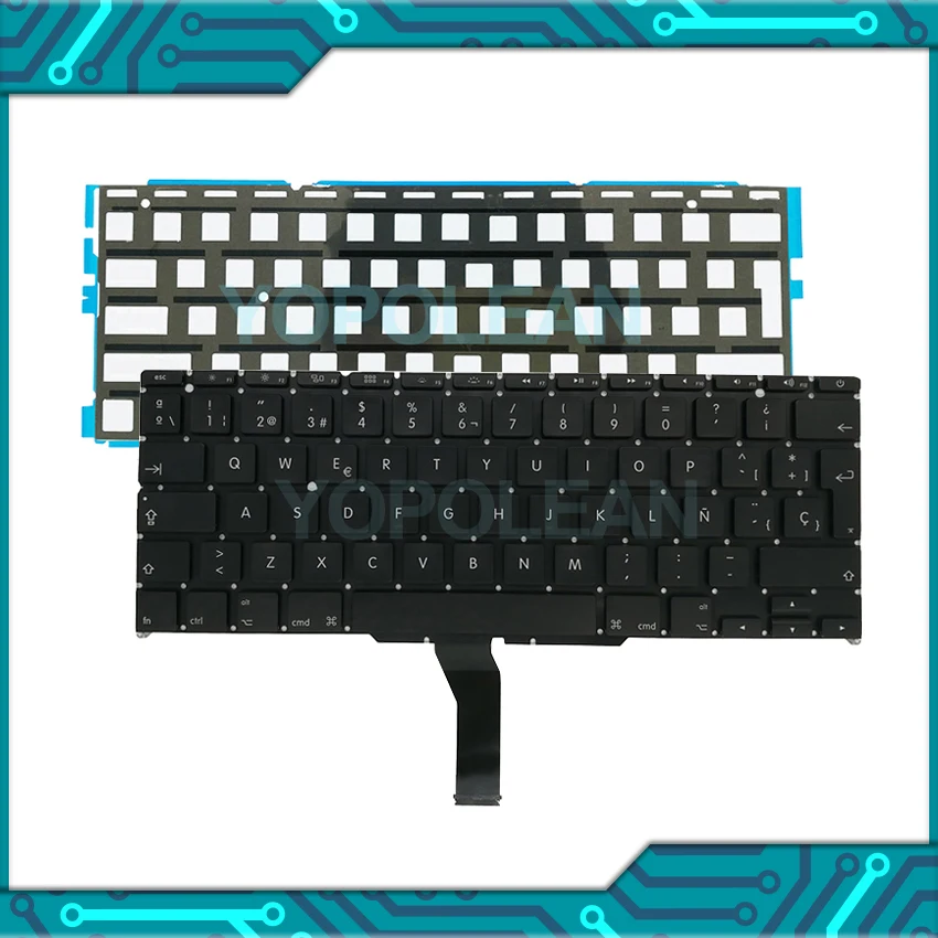 3 комплекта новая клавиатура с испанской раскладкой SP для Macbook Air 11 6 A1370 A1465 2011-2015