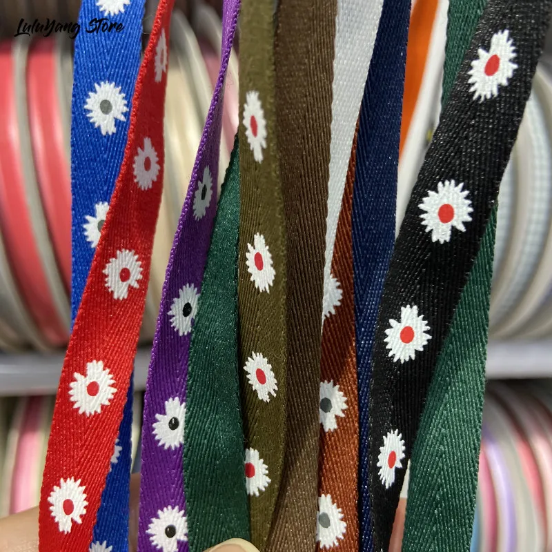 Лента из полиэстера и хлопка 10 мм 30 ярдов|Ленты для шитья| |