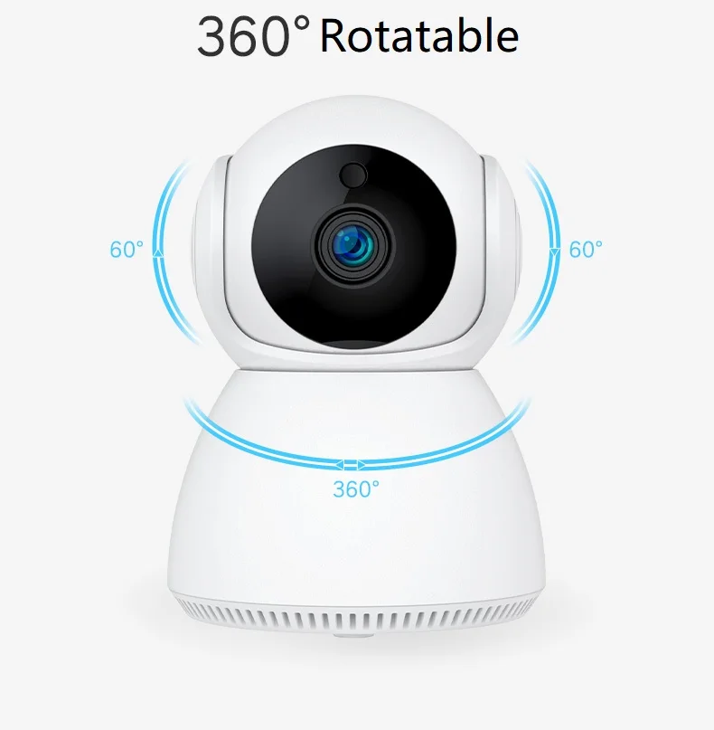 Xiaovv Q8 1080P IP камера Wifi Детский Монитор 360 ° панорамная PTZ беспроводная веб V380 ночное