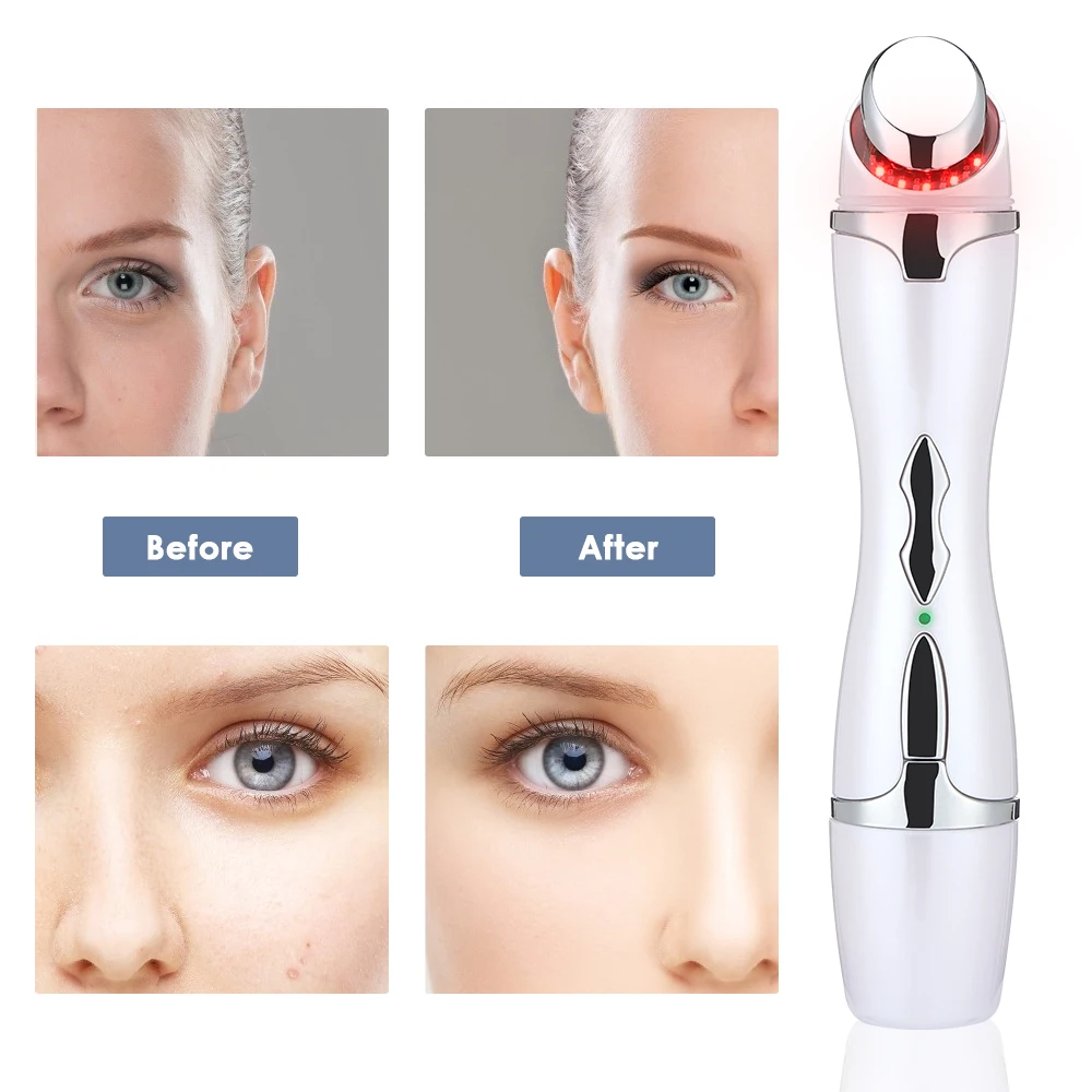 

IPL Eye Beauty Device Heating Skin Rejuvenation Device Red Blue Massage Eye Massager Anti Wrinkle Anti Aging Facial Massage