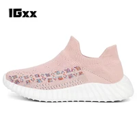 igxx new childrens slip on shoes socks shoes boysgirls comfortable casual shoes kids fashion flying light shoes sandals