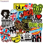 Наклейки с логотипом рок-музыки, 50100 шт.