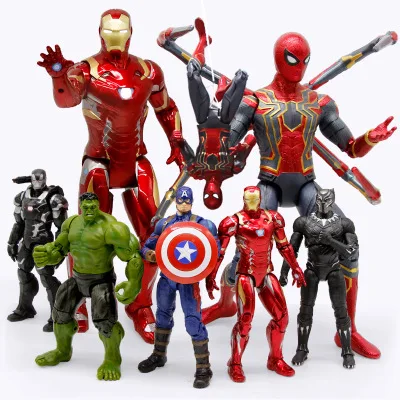 Apaffa 17 см Мстители Figma Железный человек перец Potts ПВХ Фигурка Игрушка Железный человек MK85 Коллекционная модель игрушки для детей