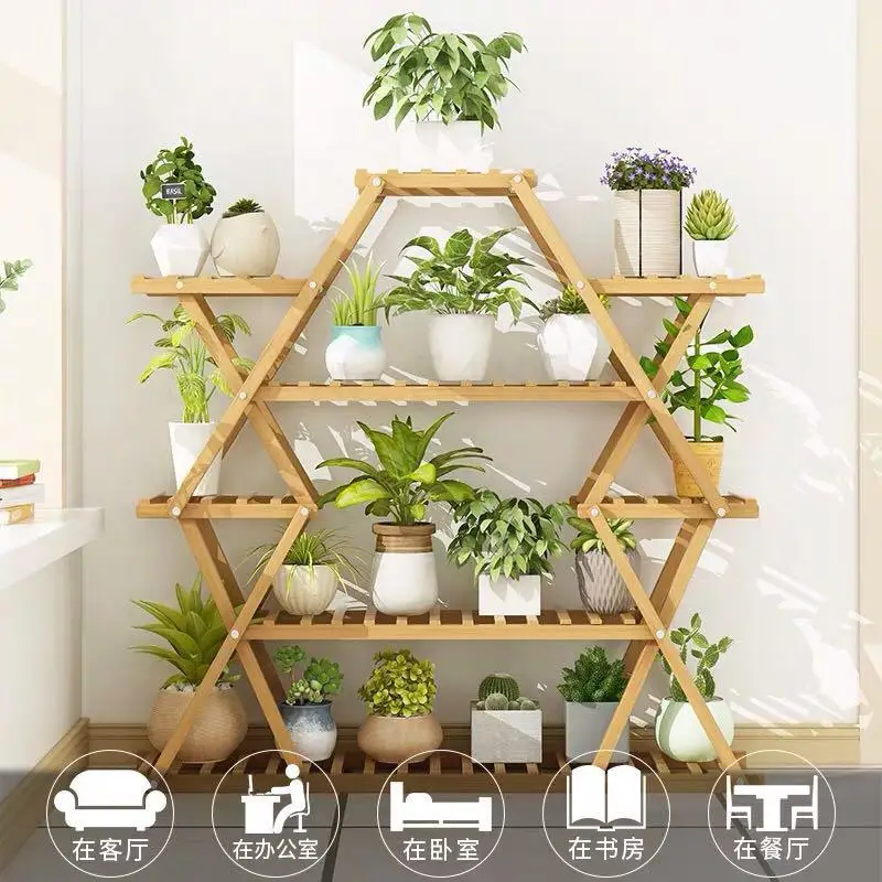 Гостиная суккулент горшок стенд многослойный балкон пол креативный простой