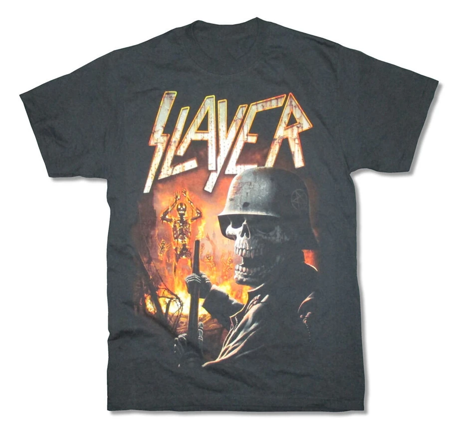 SLAYER факел Тур 2015 черная футболка новая для взрослых металлическая музыкальная