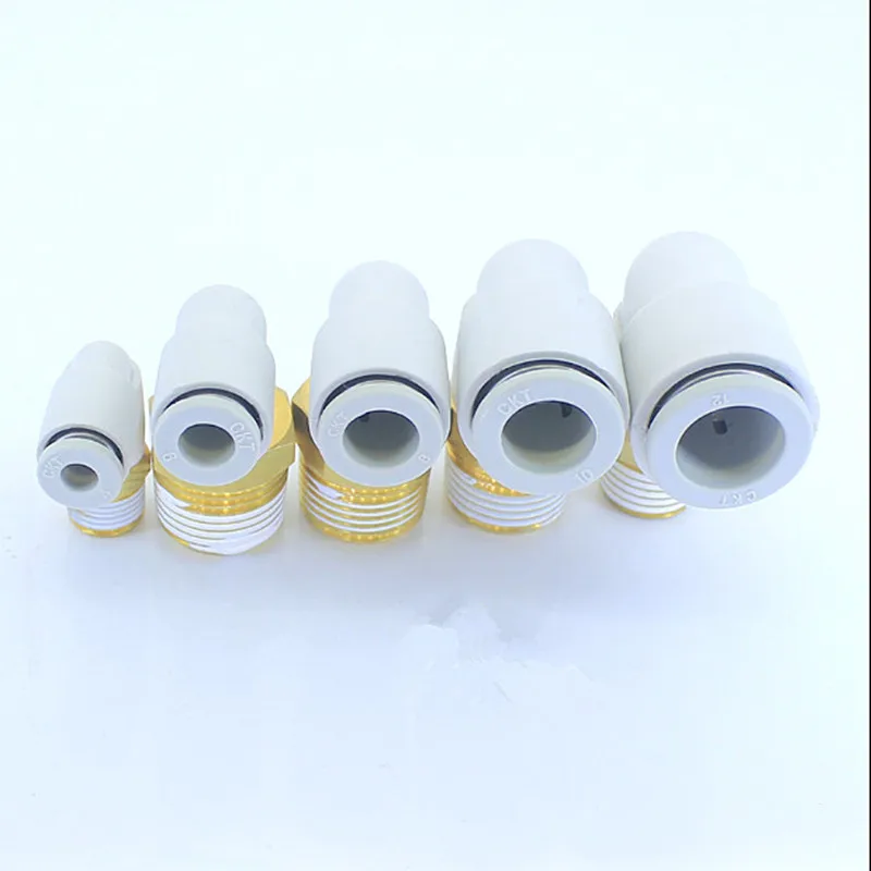 external thread right-angle joint KB2L/KQ2L04-M5 04-M6 04-01S elbow trachea l-thread bend-through pneumatic Q321 | Обустройство дома