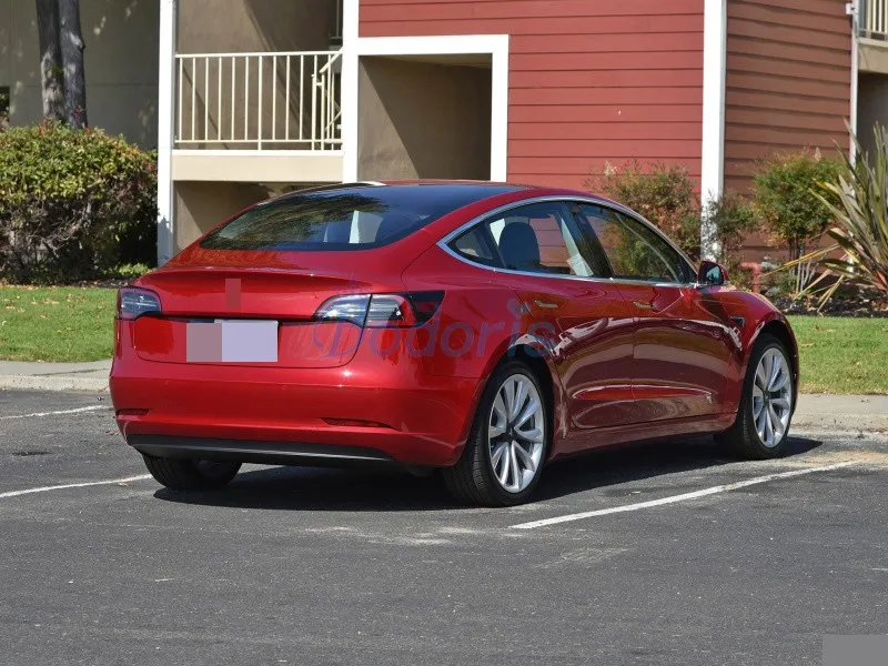 Для Tesla модель 3 корпус боковая дверь литье отделка гарнир бампер защитные наборы хромированные аксессуары для стайлинга автомобилей