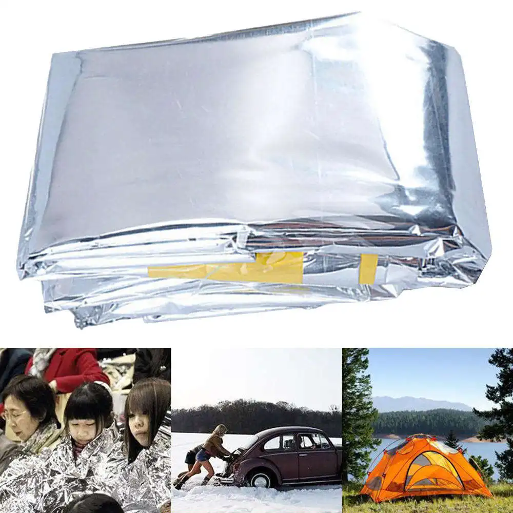 Наружное водонепроницаемое одеяло пленка тепловое пространство первая помощь