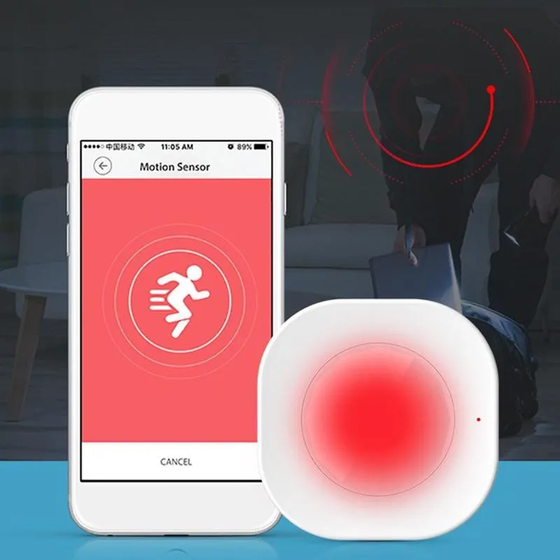 

Smart Home WIFI PIR Sensor Motion Sensor Wireless Passive Burglar Alarm Smart APP Infrared Sensor Life Detector Security H2L9