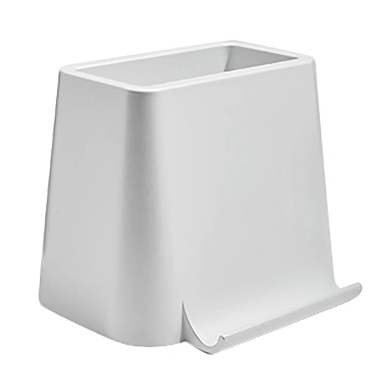 

D92 Pen Holder Storage Bracket With Mobile Phone/Tablet Holder Concealed Retractable Trapezoidal Design Pen Holder