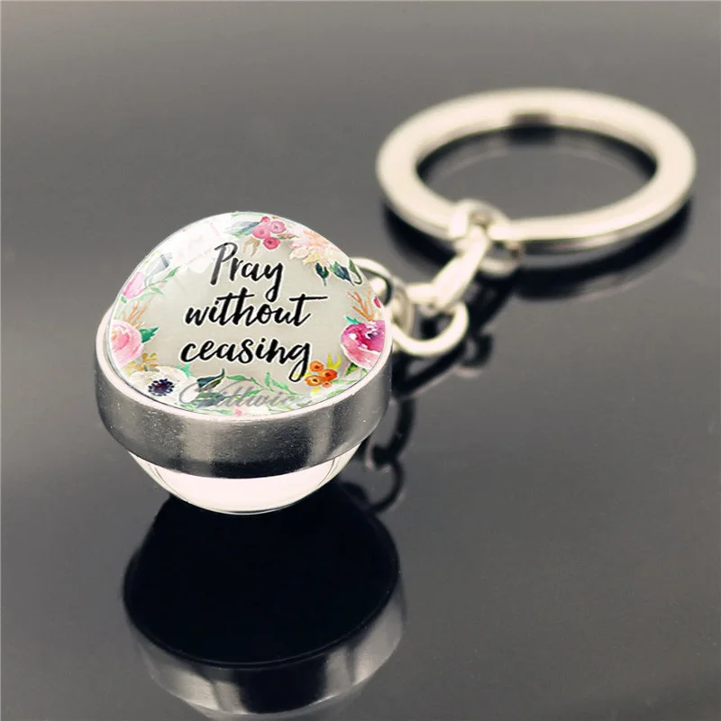 WG 1 шт Библейский Писание увещевание брелок время драгоценный камень