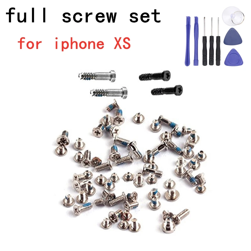 Полный набор винтов Замена для iPhone XS Мобильные аксессуары комплект с монтажными