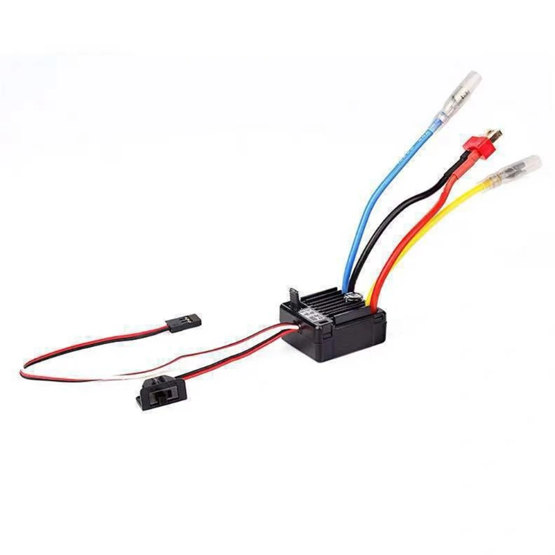 

6XDB Light Weight 60A Electronic Speed Controller 1/10 Waterproof Brushed Controller Kids Remote Control Toys Parts