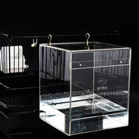 large bath basin bird bath basin parrot mysel bathroom box supplies anti spill bird cage accessories