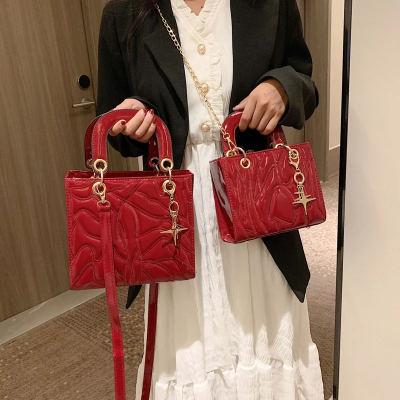 

Lady Crossbody Bags Embroidery Designer Luxury Bags for Women 2021 Handbag Casual Tote Bag Fashion Purse Classic Square Clutches