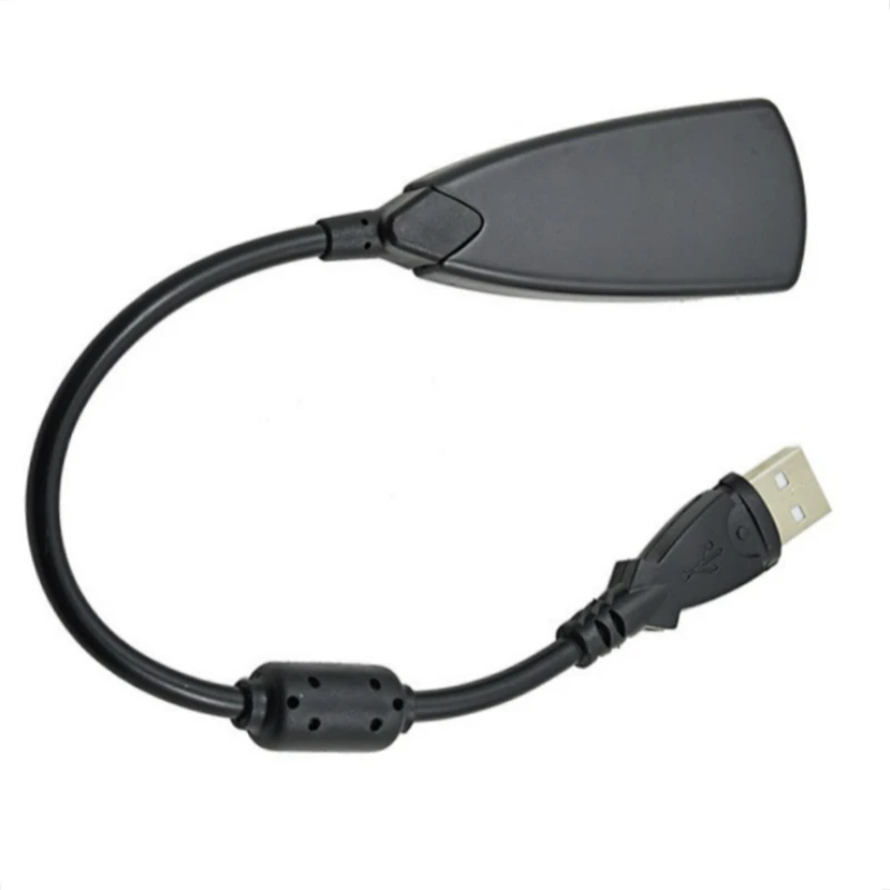 USB-звуковая карта 7 1 адаптер для микрофона наушников 5HV2 USB 3D динамика внешняя