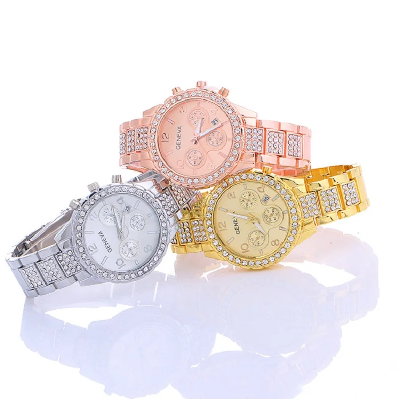 

Women Watches Womens Fashion Luxury Brand Diamond Watches 2019 Geneva Designer Ladies Watch Quartz Wrist Watch relogio feminino