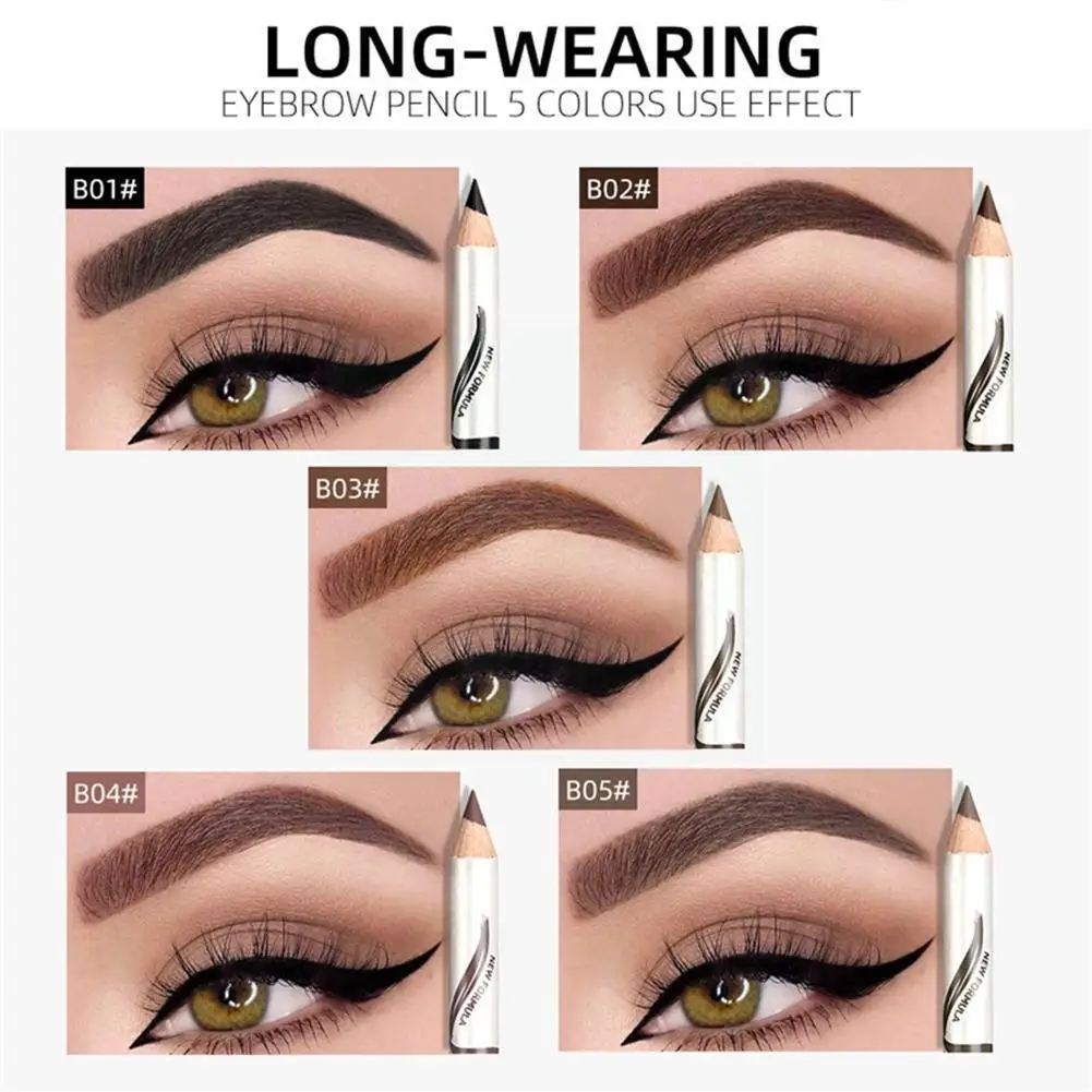 

Карандаш для бровей, тонкий карандаш для бровей, водостойкий татуаж бровей, усилитель бровей с ручкой, карандаш для бровей, кисть для бровей,...