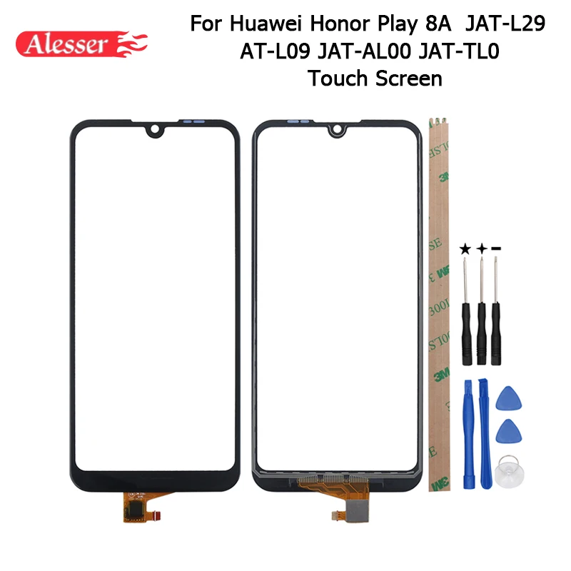 Алессер для Huawei Honor Play 8A сенсорный экран панель Ремонт 6 09 ''JAT-L29 AT-L09 JAT-AL00
