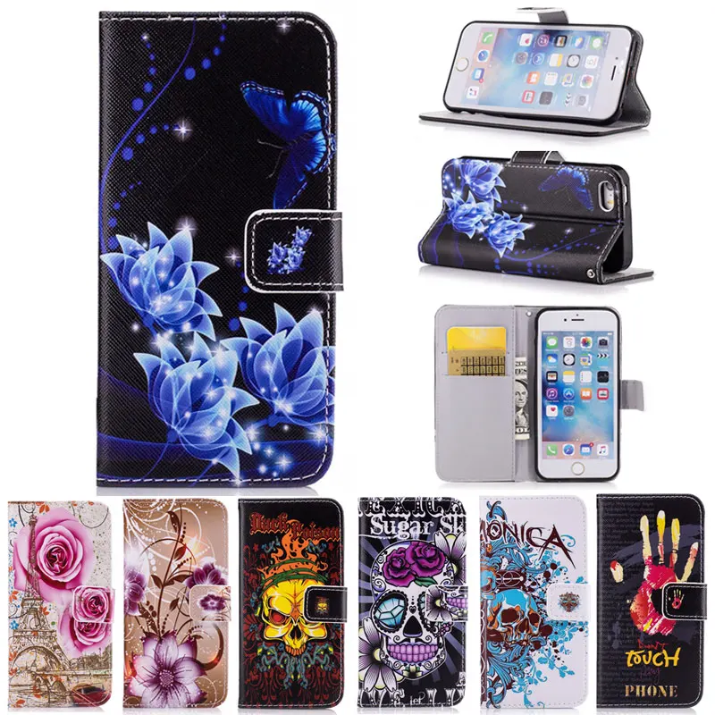 Кожаный флип кошелек с рисунком мягкий чехол для Samsung Galaxy A5 2016 A 5 чехлы SM A510 A500F A510H