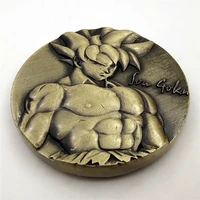 animation around the dragon ball wukong medal collection bronze embossed commemorative coin decoration gift