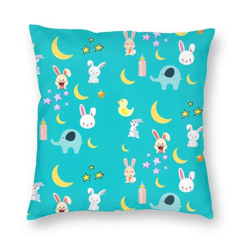 

Luxury Rabbit Of The Moon Classic Cushion Cover Polyester Japanese Anime Cushion Sofa Pillow Case for Living Room Decoration