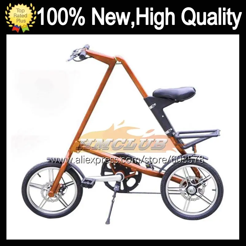 Складной велосипед для детей, 16 дюймов, многофункциональный амортизирующий велосипед, металлический пятиколесный спицевой велосипед, Бесп...