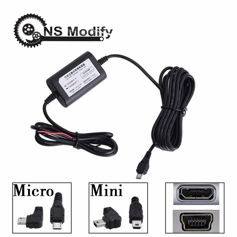 

NS Modify Mini/ Micro USB Hard Wired Car Charger Power Inverter Converter Step-down Module For Tablet Phone DVR Recorder GPS
