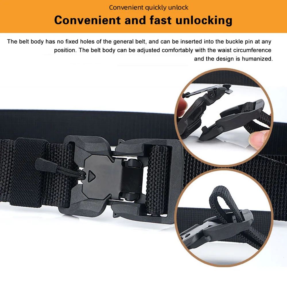 FDBRO боевой ремень с магнитной пряжкой тактический военный Регулируемый из