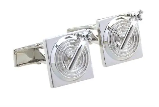 10 пар/лот Винтаж кинопроектора запонки кинопроектор ретро граммофон Украшения