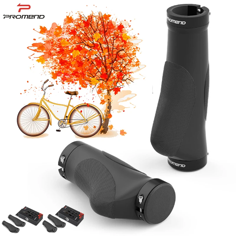 

Bicycle Grip Cover Electric Bicycle Folding Bike Rubber Meat Ball Grip with Locking Ergonomic Grip Riding Equipment Accessories