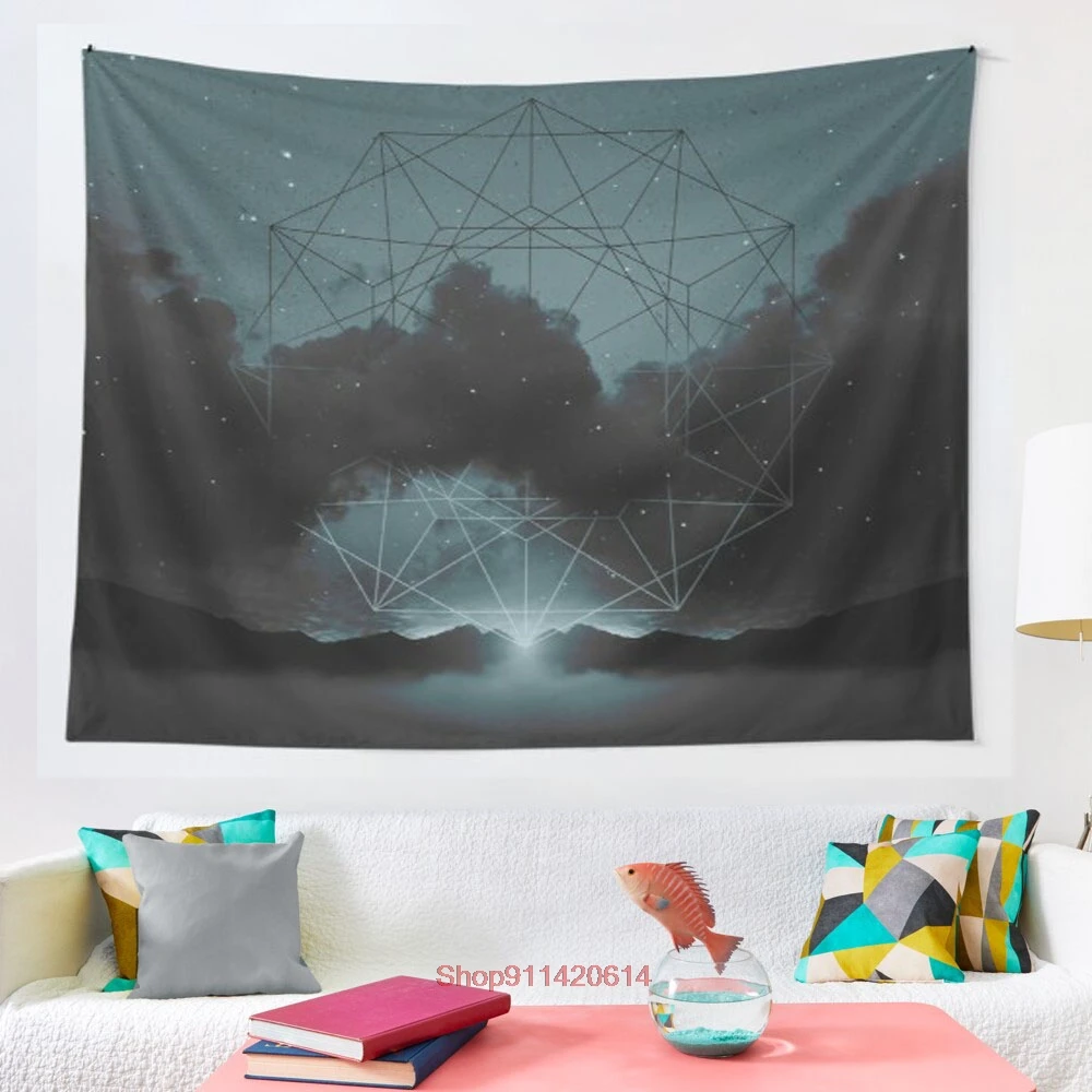 

Beyond the Fog Lies Clarity tapestry Cover Beach Towel Picnic Yoga Mat Home Decoration Wall Hanging
