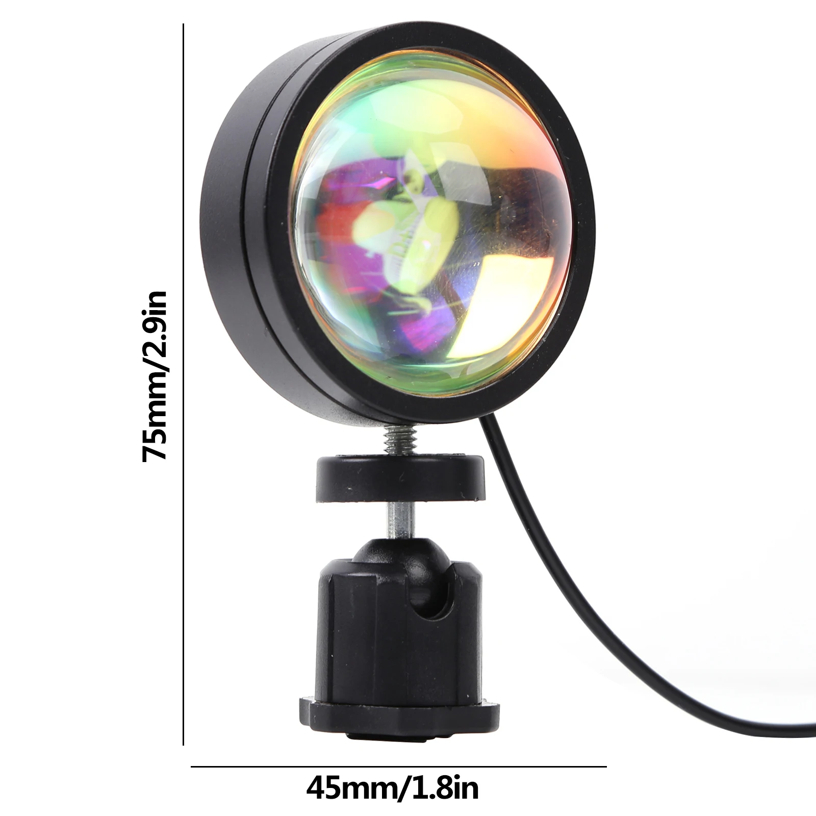 

Atmosphere Night Lights Rainbow Sunset Projection Home Bedroom Colorful Lamps for Home Decoration Accessories