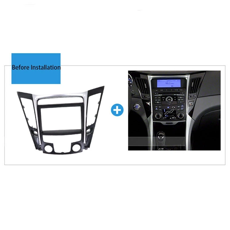 Двойной DIN Автомобильный Радио Facia фасции стерео панель пластина DVD тире