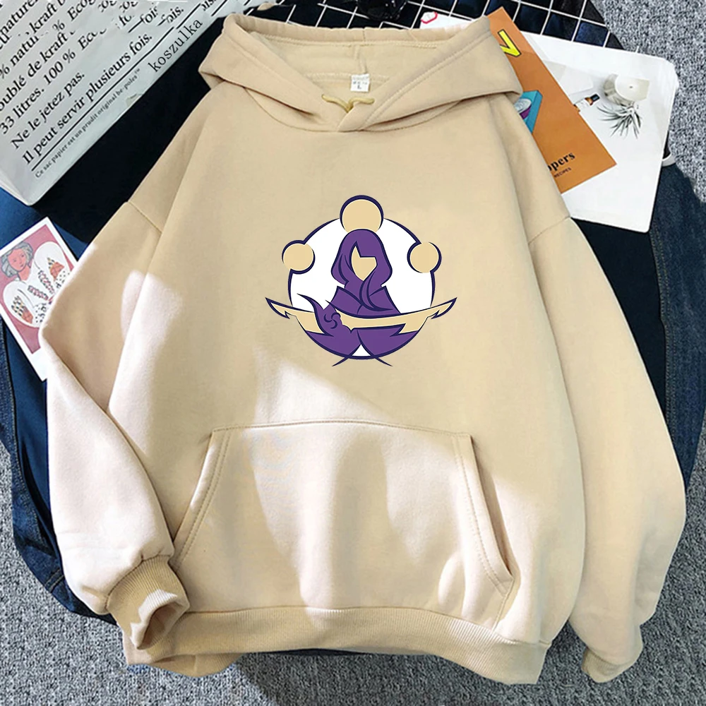

Hot Anime Raiden Shogun Hoodie Women Manga Harajuku Kawaii Genshin impact Hoodies Female Sweatshirts Pullover Genshin Hoody