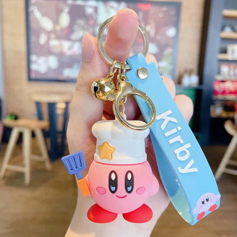 Экшн-фигурка из аниме Kirby ПВХ в виде шапки чефа сердечка клубника кавайная