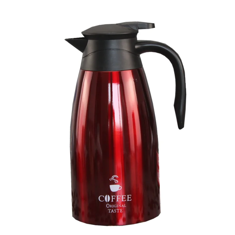 Большая термобутылка из нержавеющей стали фотоемкость для кофе с двойными