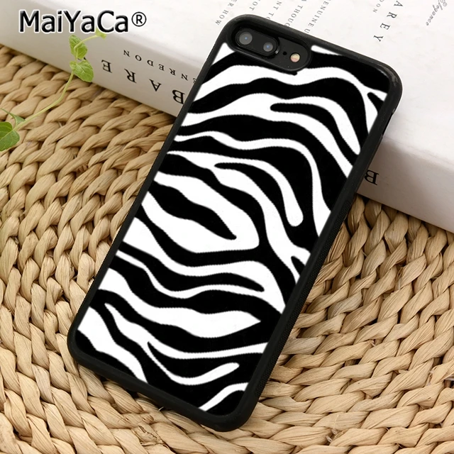 MaiYaCa Зебра принт Тонкий чехол для телефона iPhone 5 6 7 8 plus 11 pro X XR XS max samsung S6 S7 edge S8 S9 S10 |