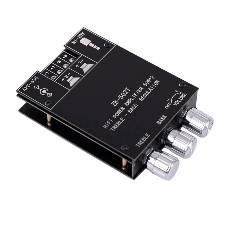 

Усилитель мощности Tone Version 50 Вт * 2, bluetooth 5,0, плата, модуль с регулировкой высоких и низких басов, сабвуфер, двухканальный стерео Z